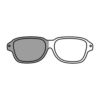 güneş gözlüğü yaz izole simgesi