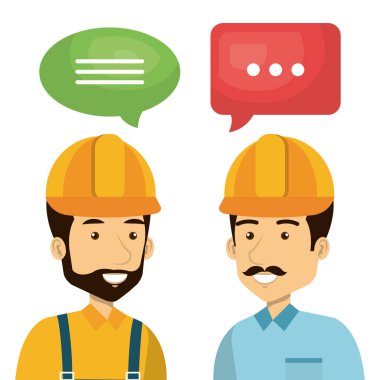 profesyonel inşaat insanların karakterleri konuşuyor