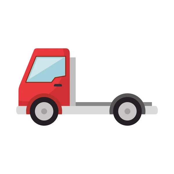 Teslimat kamyon araç izole simgesi — Stok Vektör