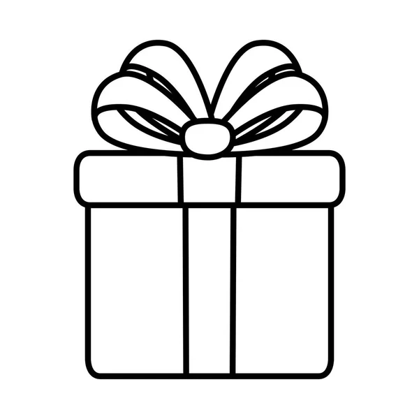 Presentförpackning närvarande ikon — Stock vektor
