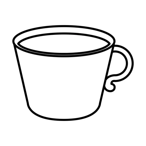 Taza de café icono aislado — Archivo Imágenes Vectoriales