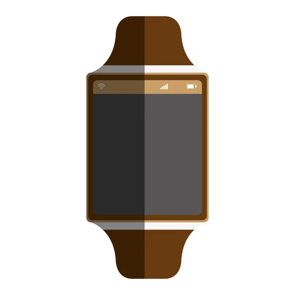 시간 smartwatch atch 고립 된 아이콘 — 스톡 벡터