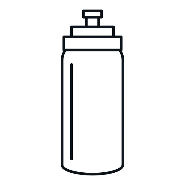 Bouteille d'eau gymnase icône — Image vectorielle