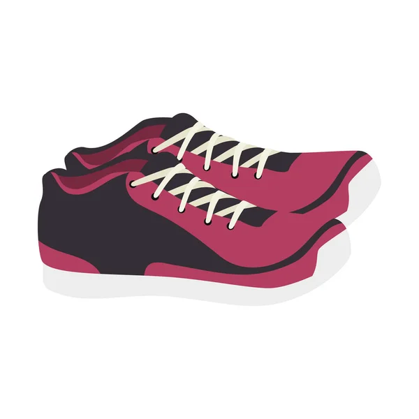 Zapatillas aisladas icono — Vector de stock