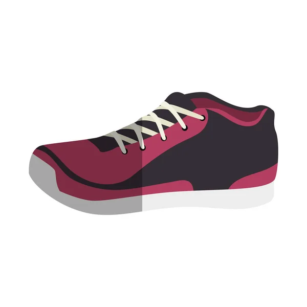 Running shoes isolated icon — Stock Vector