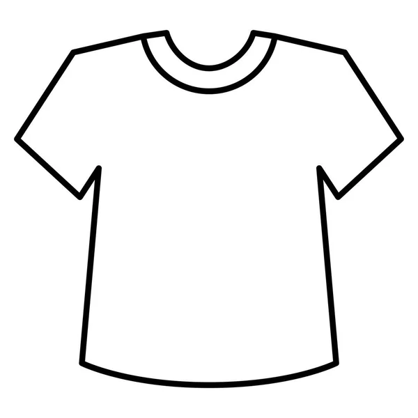 Sportovní tričko izolované ikona — Stockový vektor