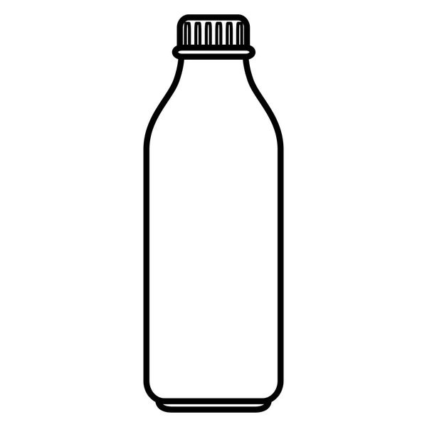 Plastic bottle isolated icon — Stock Vector