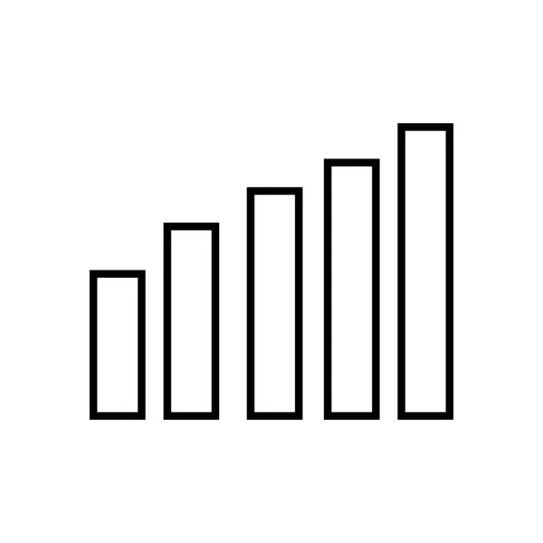 Wifi signal cellulaire icône isolée — Image vectorielle