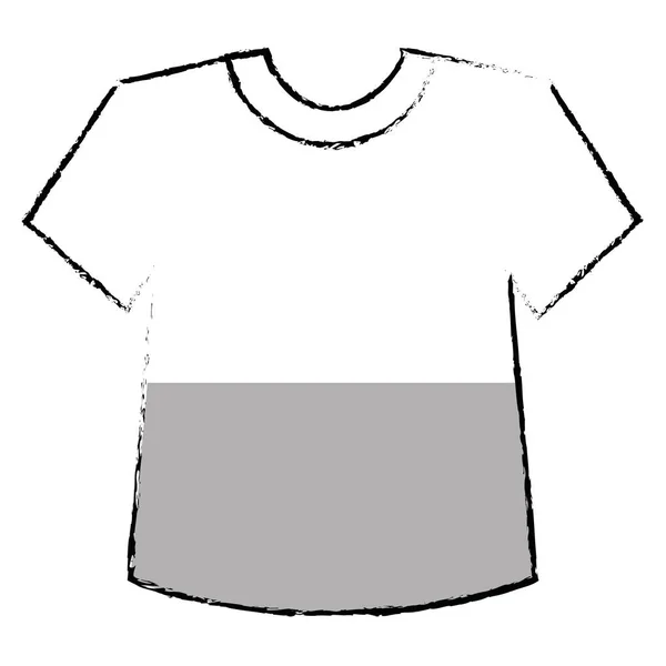 Sport shirt geïsoleerde pictogram — Stockvector