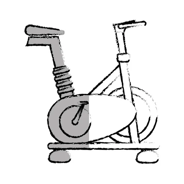 Spinning fiets geïsoleerde pictogram — Stockvector