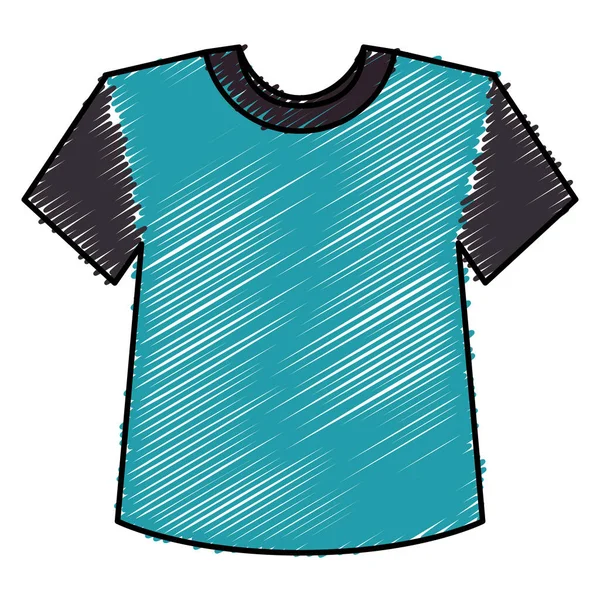 스포츠 셔츠 고립 된 아이콘 — 스톡 벡터