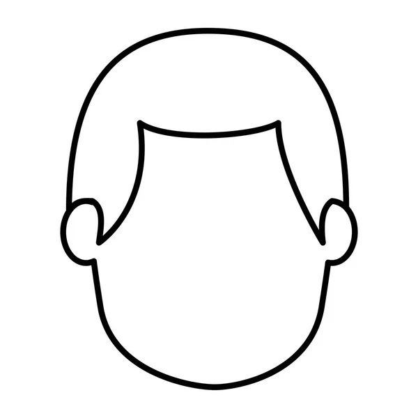 Joven hombre avatar carácter — Vector de stock