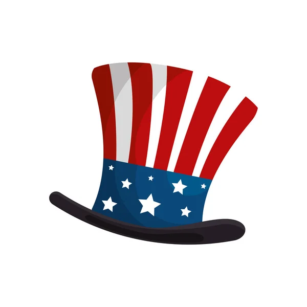 États-Unis d'Amérique chapeau — Image vectorielle