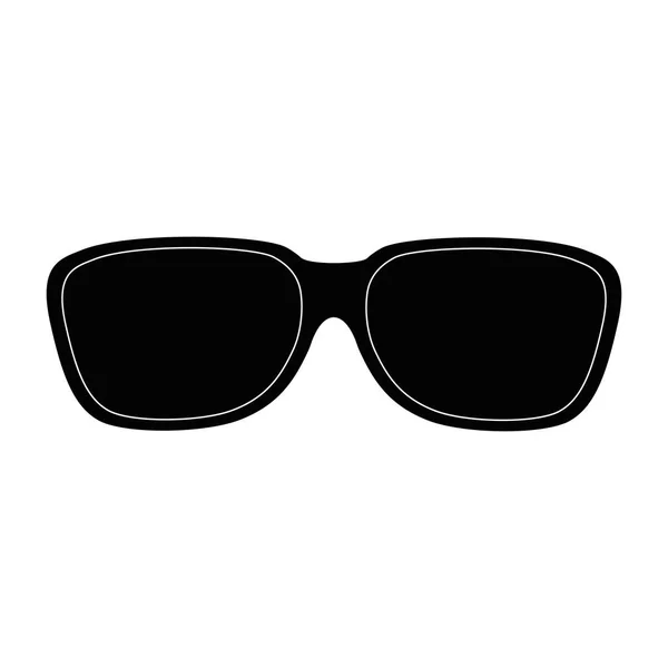 Gafas de sol verano aislado icono — Vector de stock