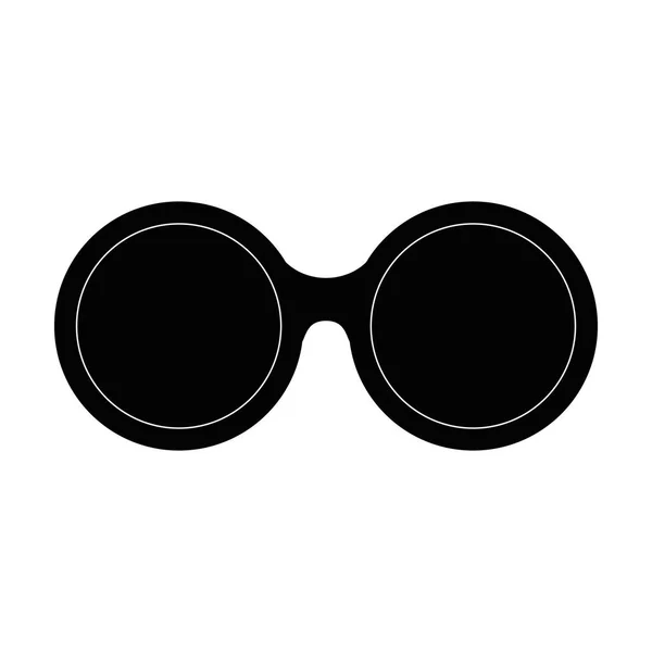 Sluneční brýle v létě izolované ikona — Stockový vektor
