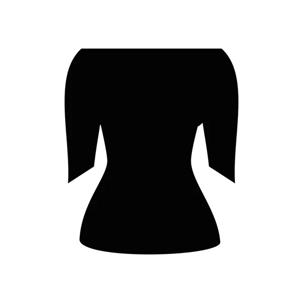 Moda icono de prenda femenina — Vector de stock