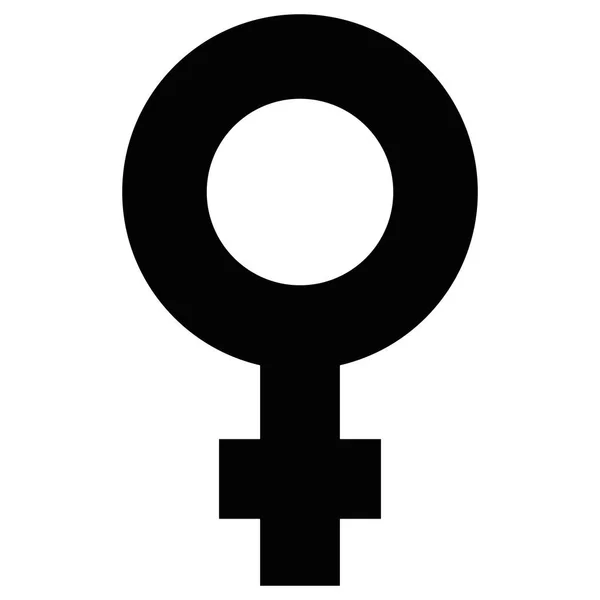 FEMENINE symbol izolované ikona — Stockový vektor