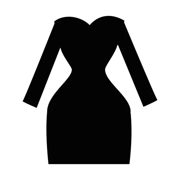 Moda kadın giysi simgesi — Stok Vektör