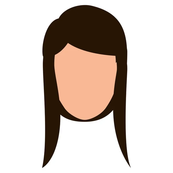 Młoda kobieta avatar znaków — Wektor stockowy