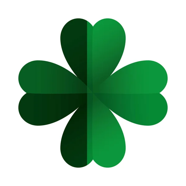 Saint Patrick clover leaf — Stockvector