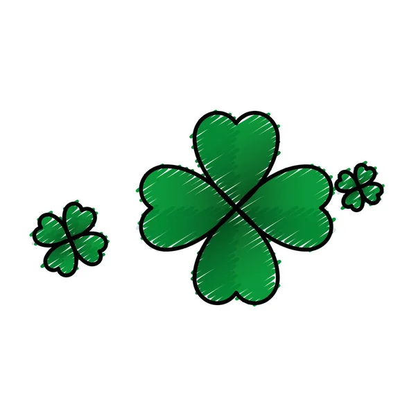 Feuille de trèfle Saint Patrick — Image vectorielle