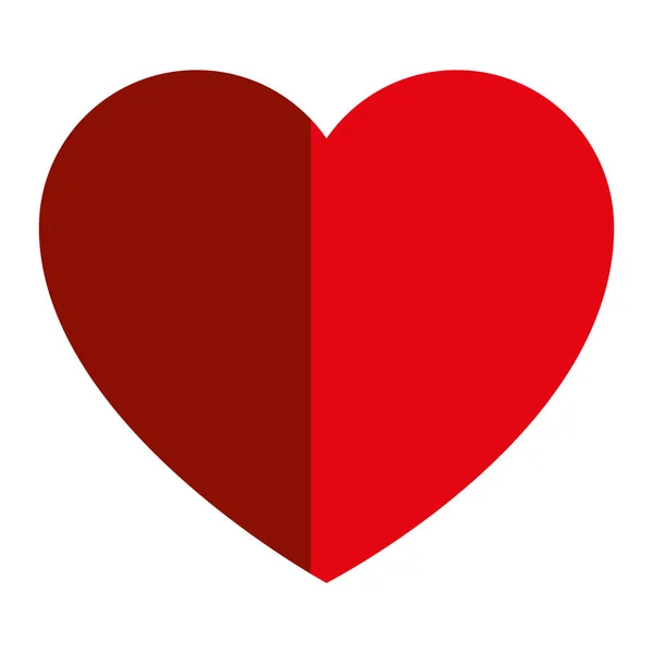 Liebeskarte mit Herzen — Stockvektor
