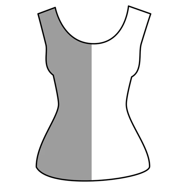 Vrouwelijke kleding mode-icoon — Stockvector