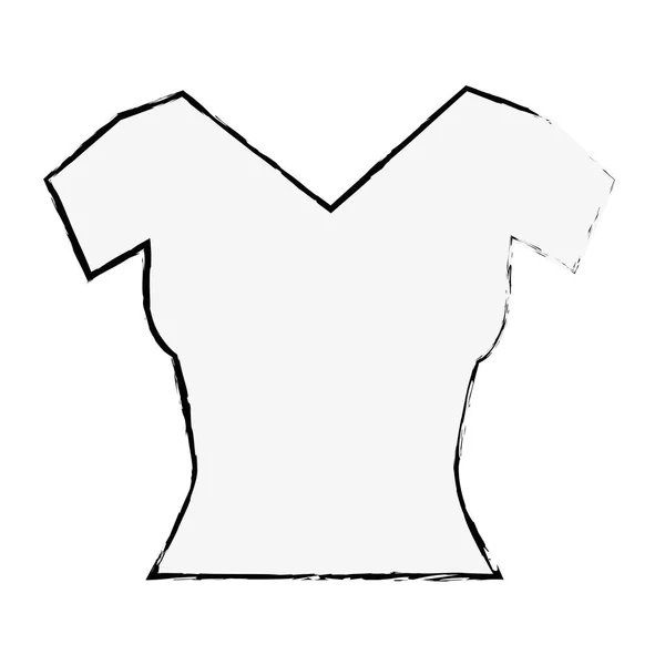 Mode icône de vêtement féminin — Image vectorielle