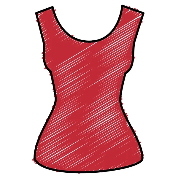 Fashion female garment icon — Stock Vector