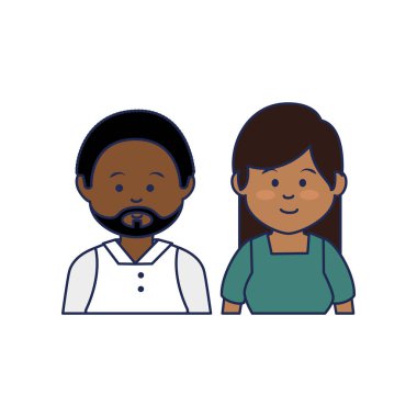 genç insanların etnik karakterler