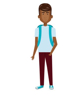 genç adam avatar karakter