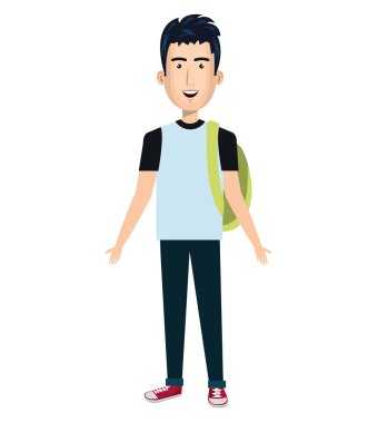 genç adam avatar karakter
