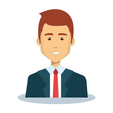 işadamı avatar karakter simgesi