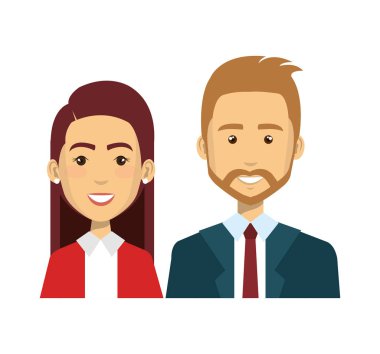 iş adamları avatarlar karakter simgesi