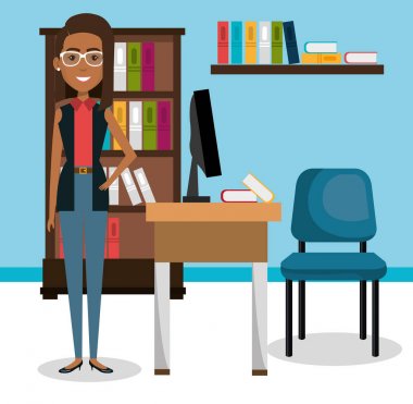 işkadını office avatar karakter simgesi