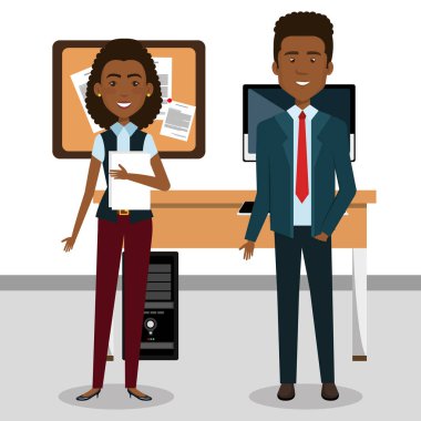 iş adamları office avatarlar karakter simgesi