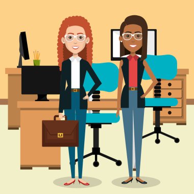 iş adamları office avatarlar karakter simgesi