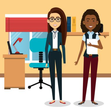 iş adamları office avatarlar karakter simgesi