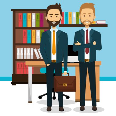 iş adamları office avatarlar karakter simgesi