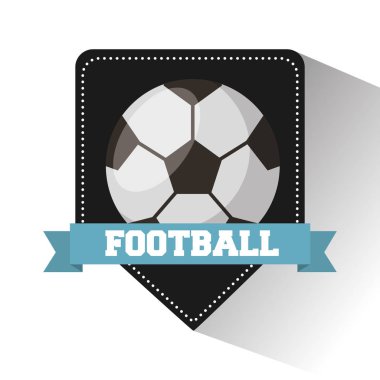 Futbol Spor amblemi simgesi