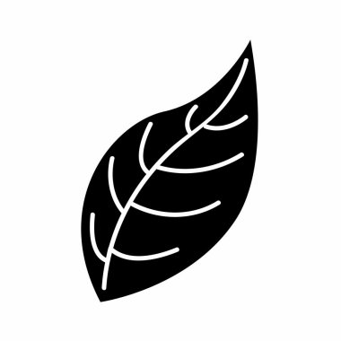 yaprak bitki dekoratif izole simgesi