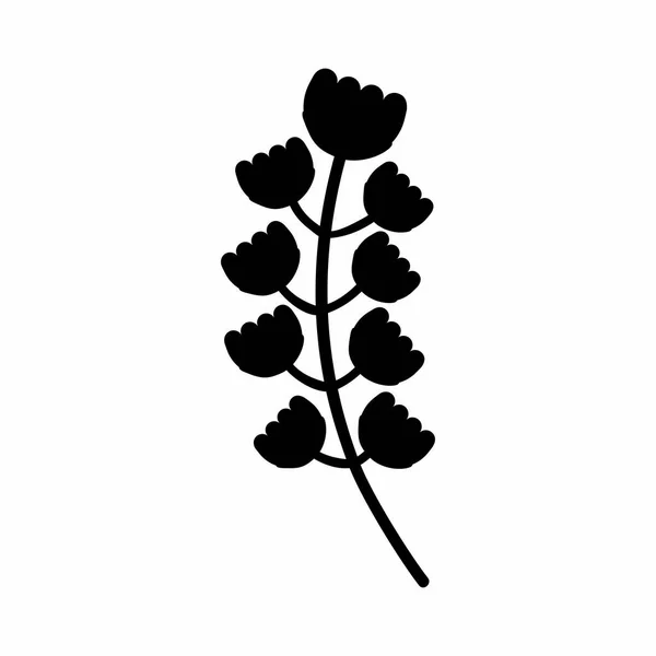 Милая цветочная икона — стоковый вектор
