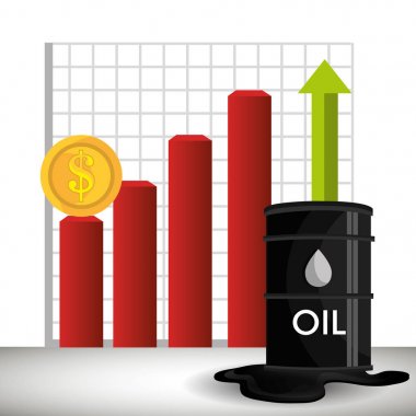 petrol fiyatları infographics simgesi