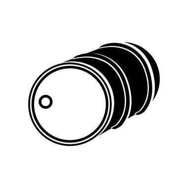 yağ konteyner izole simgesi