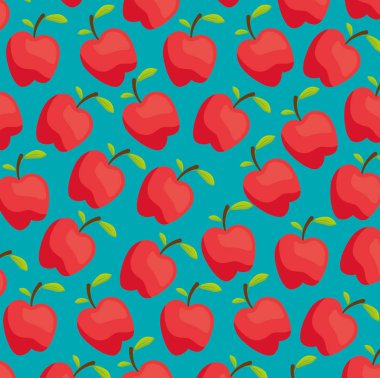 elma desen taze meyve simgesi