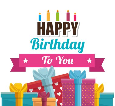 hediye kutusu mevcut doğum günü kartı