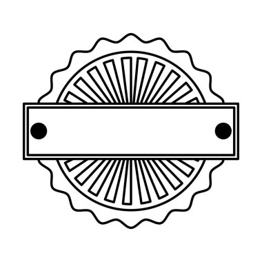 Daire mühür damgası çerçeve