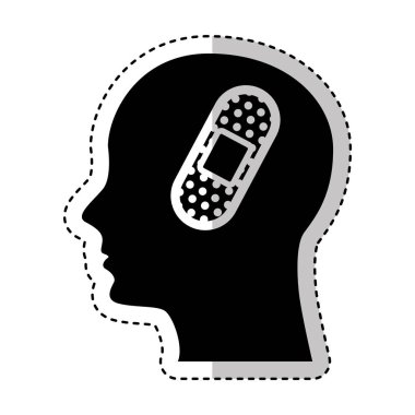 bandaj ile insan profili