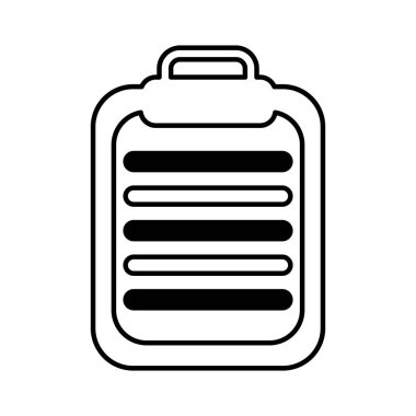 sipariş tıbbi izole simgesi