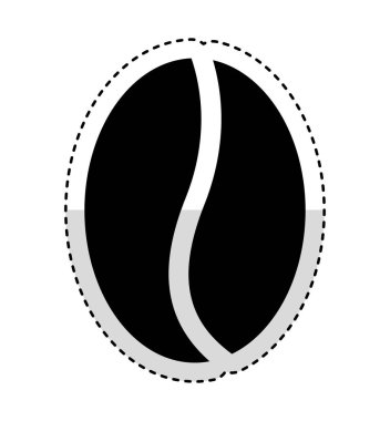 kahve graind izole simgesi